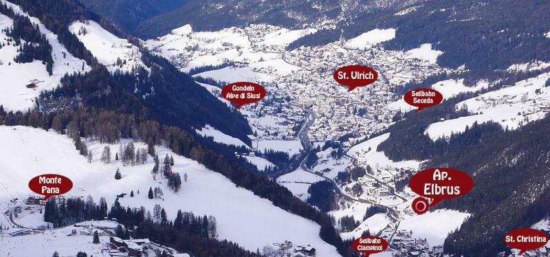 Appartamenti Elbrus Santa Cristina Val Gardena Exterior foto